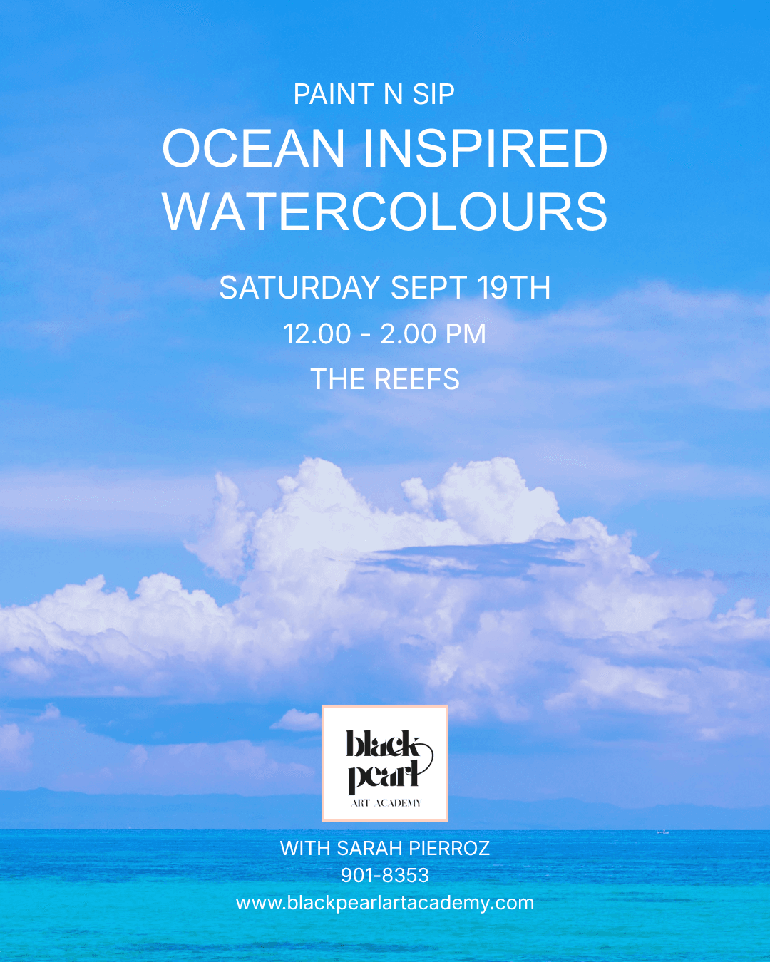 Sip n Paint: Ocean Inspired Watercolours